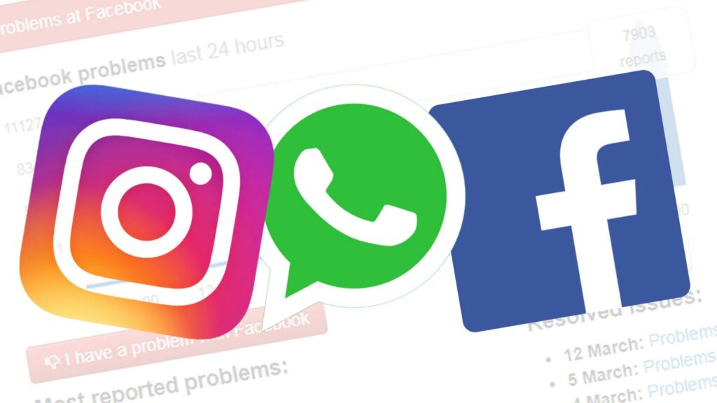 Caída en los servicios de Facebook, Instagram y WhatsApp en España
