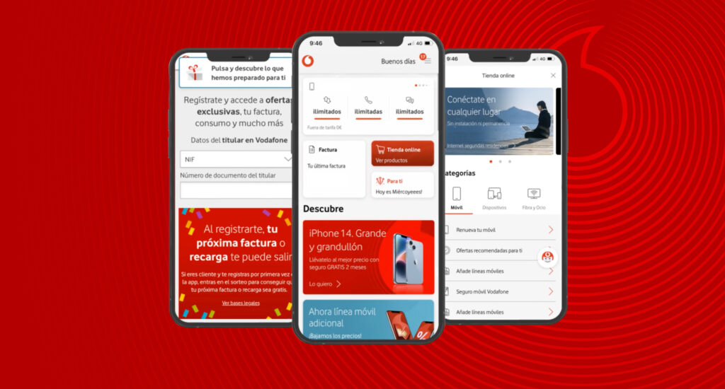 Vodafone vende un tercio de sus dispositivos a través de la app