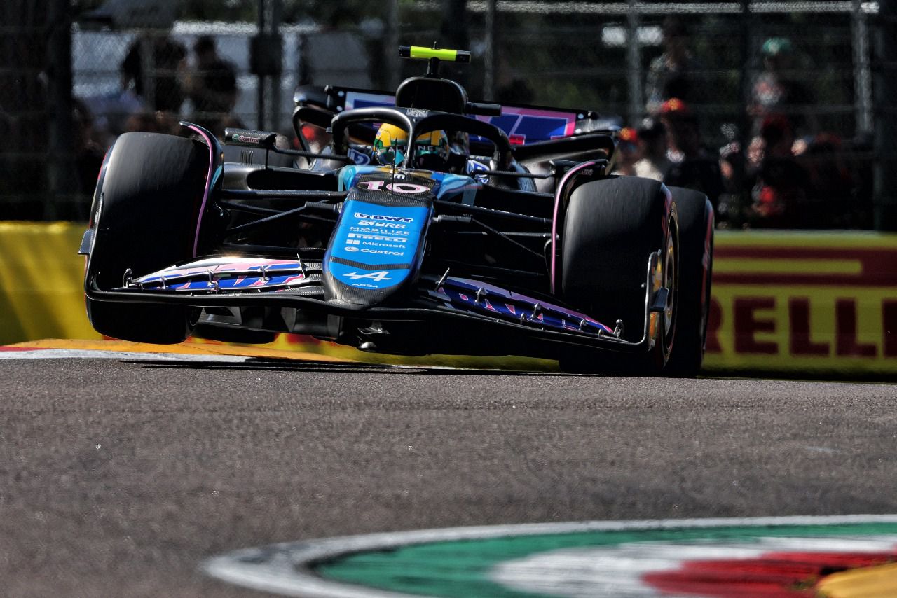 Pierre Gasly durante el Gp de Imola 2024