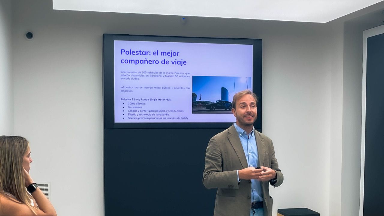 Javier Dorado durante la presentación (Autor: Pau Mesas)