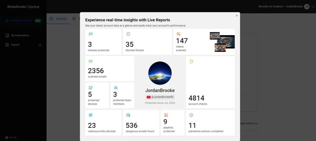 Bitdefender lanza una solución de ciberseguridad específica para creadores de contenido e influencers