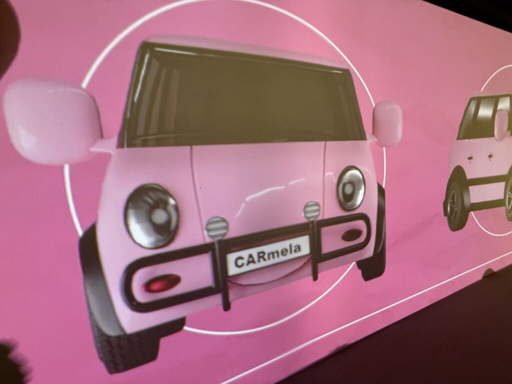 CARmela, el coche cien por cien femenino creado con IA, o no se sabe qué