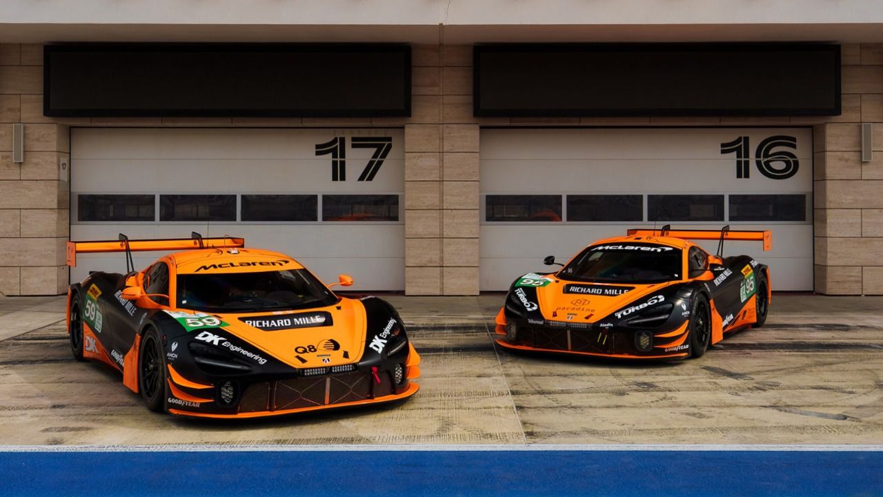 McLaren 720S Evo LMGT3 de United Autosports compitiendo en el WEC en 2024