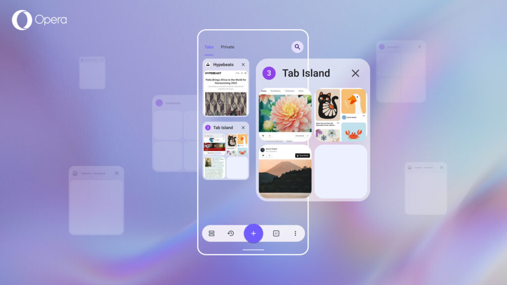 Opera renueva su navegador para Android con el sistema de gestión de pestañas más avanzado del mercado