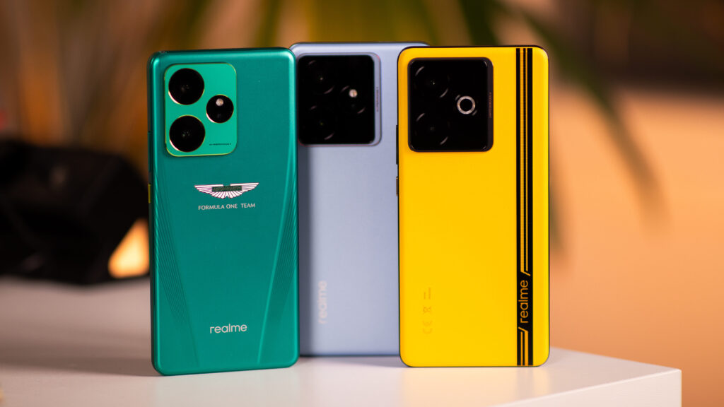 Realme ataca la gama alta con la serie GT7 y una edición especial de la mano de Aston Martin F1