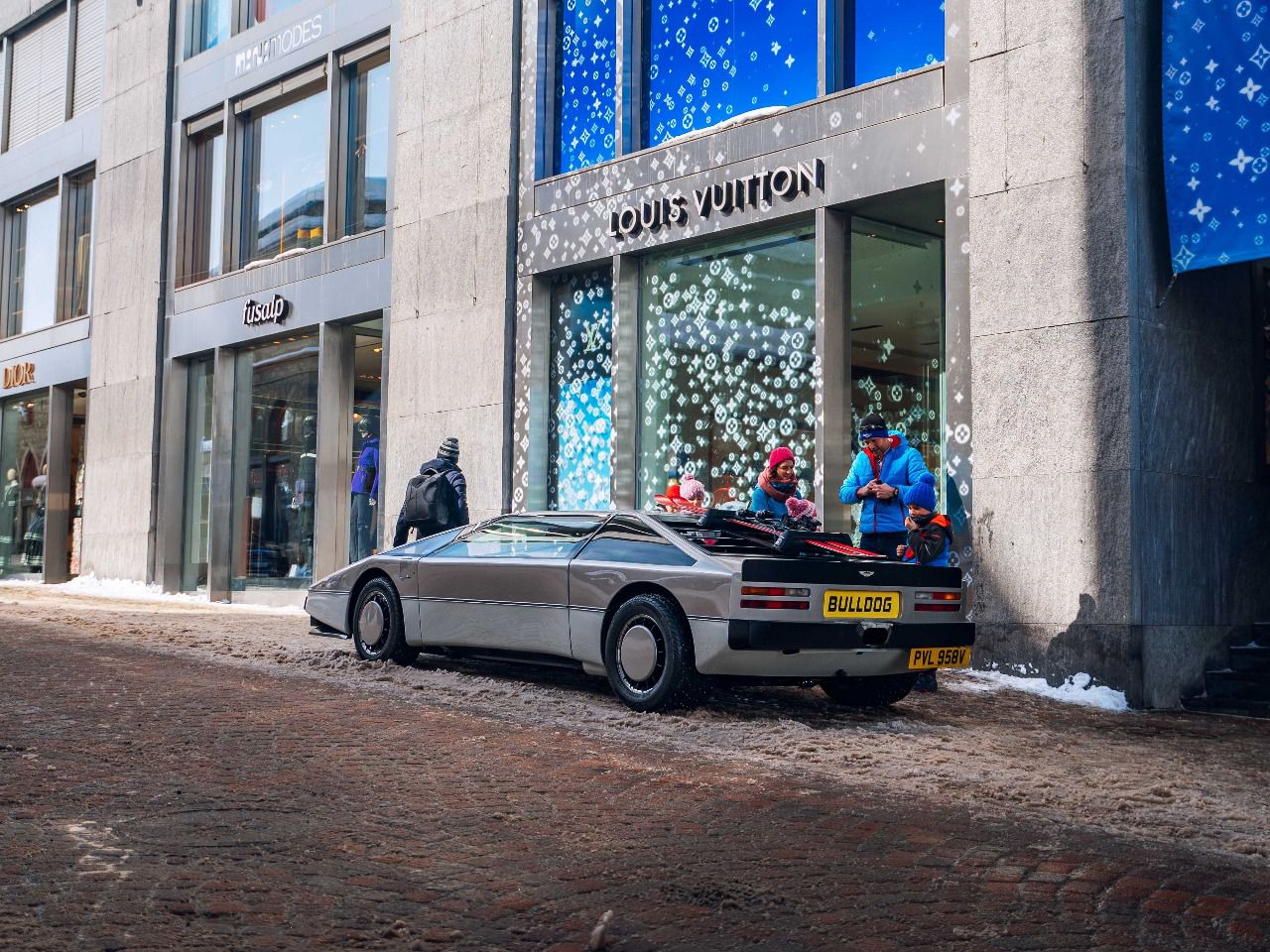 Aston Martin Bulldog en St Moritz (Autor: Jorge El Busto)