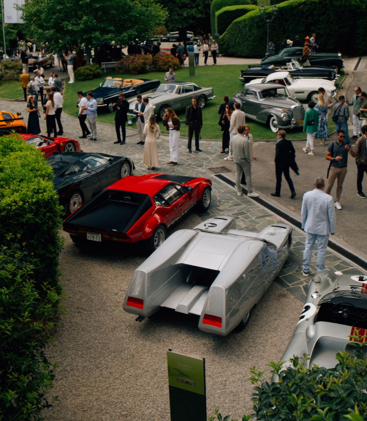 OSI Silver Fox Prototype en el Concorso d'Eleganza Villa d'Este 2025 (Autor: Dominico Lee)