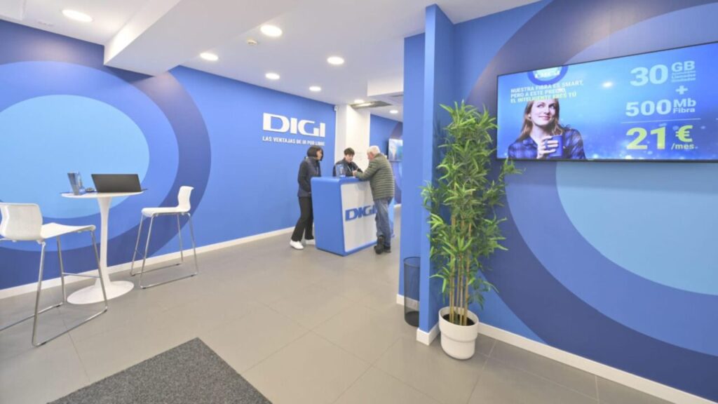 Digi alcanza las 50 tiendas propias en España