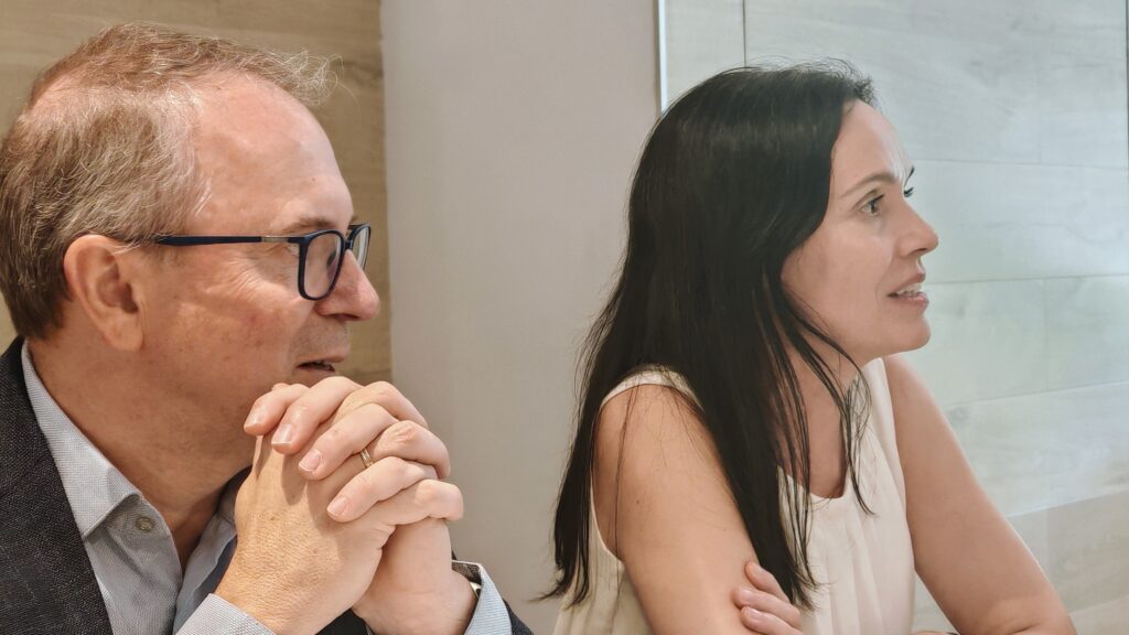 Vicente Lorente y Mila Rodríguez