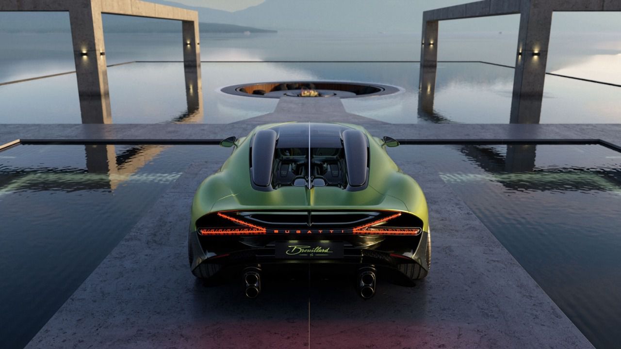 Trasera del Bugatti Brouillard