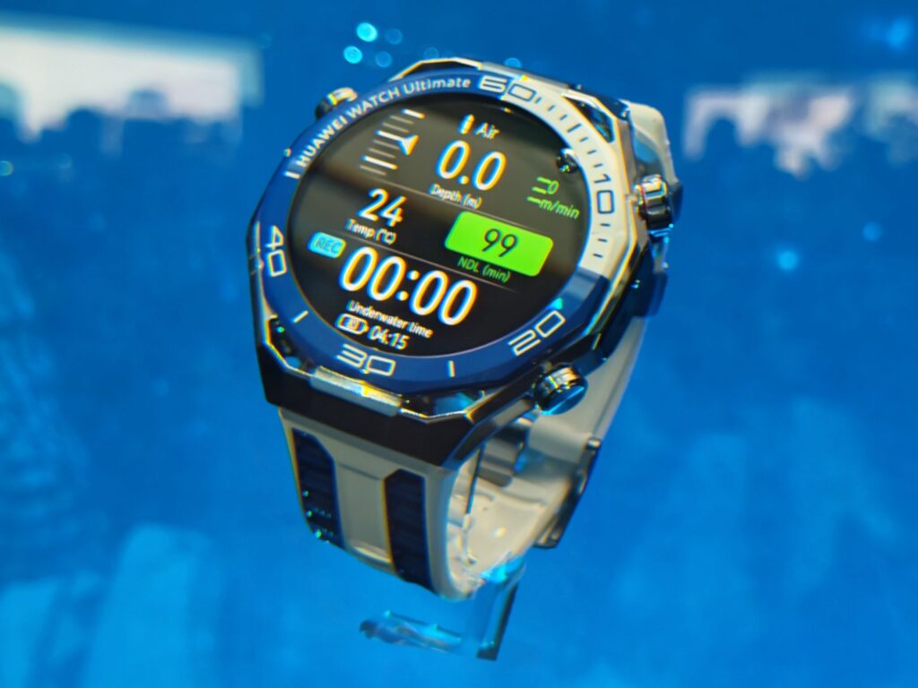 Huawei Ultimate 2 dentro del agua