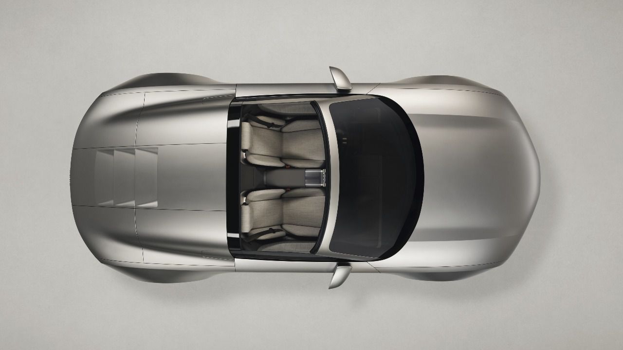 Vista cenital del Audi Concept C