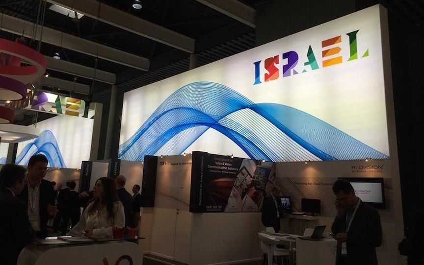 Pabellón de Israel en el MWC Barcelona 2025