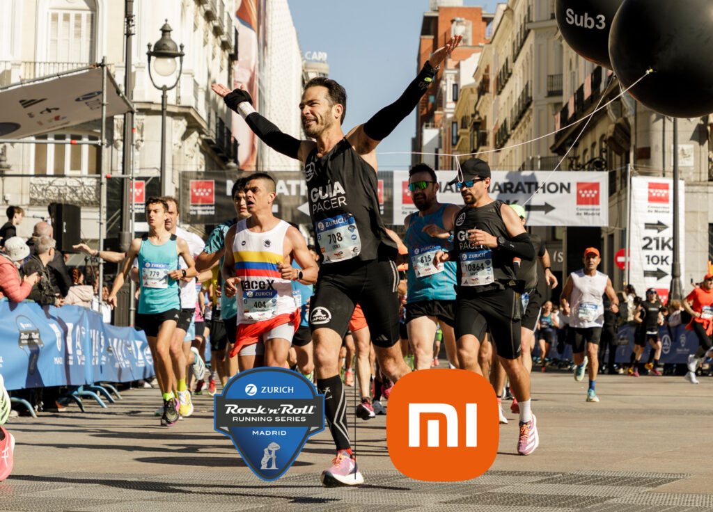 Xiaomi será patrocinador principal de la Zurich Rock 'n' Roll Running Series Madrid 2026