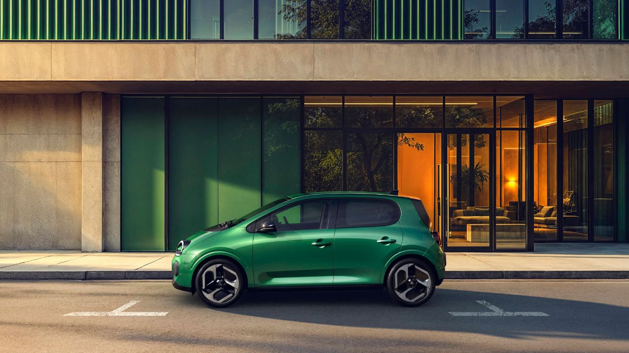 Lateral del Twingo E-Tech