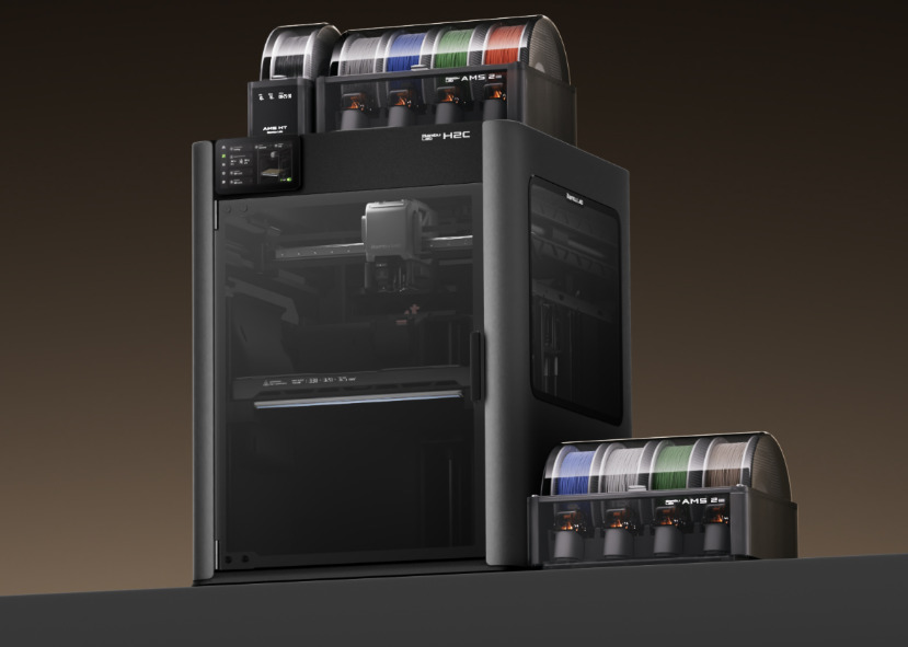 Bambu Lab H2C: Impresión 3D profesional multicolor y multimaterial de alta precisión con Vortek